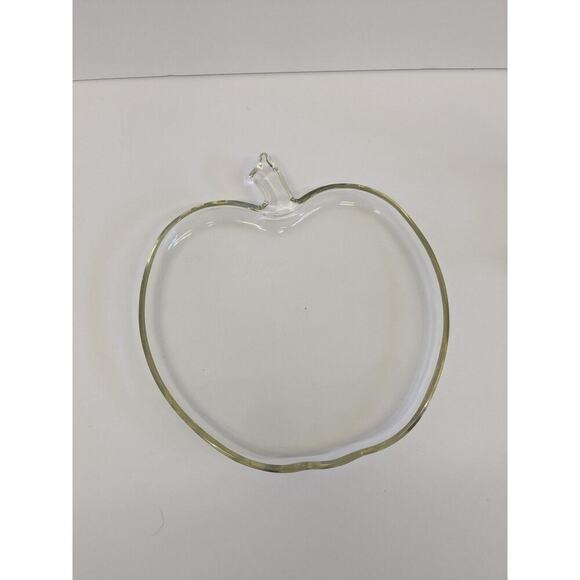 Vintage Hazel Atlas-Orchard Apple-Glass Apple Plate - Picture 2 of 4